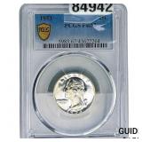 1953 Washington Silver Quarter PCGS PR67