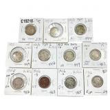 [11 Coins] 1913-1916 Buffalo Nickel