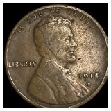 1914-D Lincoln Wheat Cent LIGHTLY CIRCULATED