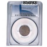 1915 Wheat Cent PCGS AU55