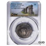 Roman Antioch Philip II 247-249 AD Bi-Tetradrachm