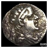 Greco-Bactria Eucratides I 171-145 BC Silver Obol