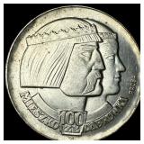 1966 Poland Silver 100 Zylotych UNCIRCULATED