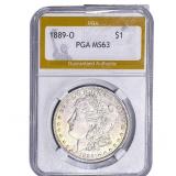 1889-O Morgan Silver Dollar PGA MS63