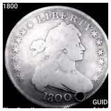 1800 Draped Bust Dollar NICELY CIRCULATED