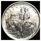 1925 Silver Half Dollar Stone Mountain CLOSELY UNC