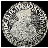 (1521) Germany Restrike Silver Thaler CHOICE PROOF