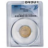 1883 Shield Nickel PCGS AU58