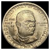 1946-S Silver Booker T. Washington Half Dollar CHO