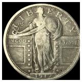 1917 Type 1 Standing Liberty Quarter LIGHTLY  CIR
