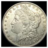 1889-S Silver Morgan Dollar CHOICE AU