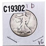 1921-D Walking Liberty Half Dollar