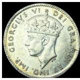 1943 Newfoundland Silver 5 Cents UNCIRCULATED