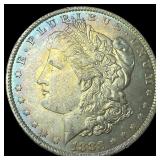 1883 Color Morgan Silver Dollar CHOICE BU