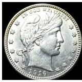 1916 Barber Silver Quarter CLOSELY UNCIRCULATED