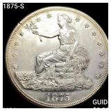 1875-S Silver Trade Dollar UNCIRCULATED