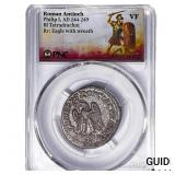 Roman Antioch Philip I 244-249 AD Bi-Tetradrachm