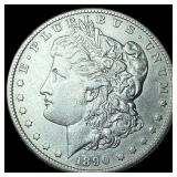 1890-S Silver Morgan Dollar NEARLY UNCIRCULATED