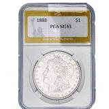 1888 Morgan Silver Dollar PGA MS63