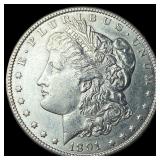 1891-CC Silver Morgan Dollar CLOSELY UNCIRCULATED