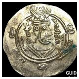 Tabaristan 780-796 AD Silver Hemidrachm UNCIRCULA