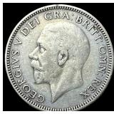 1936 Great Britain Silver Shilling - George V NEAR