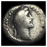 Roman Empire Antoninus Pius 137-161 AD Silver Den