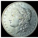 1901-O Silver Morgan Dollar NEARLY UNCIRCULATED