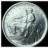 1925 Silver Stone Mountain Half Dollar UNCIRCULATE
