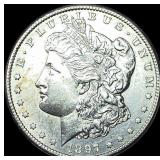 1897-S Silver Morgan Dollar CHOICE AU