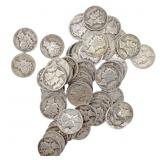 [59 Coins]Mixed Dates Silver Mercury Dime Roll