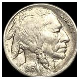 1916-S Buffalo Nickel CHOICE AU