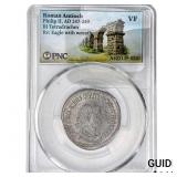 Roman Antioch Philip II 247-249 AD Bi-Tetradrachm