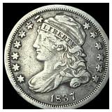 1837 Capped Bust Dime ABOUT UNCIRCULATED