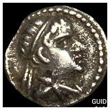 Greco-Bactria Eucratides I 171-145 BC Silver Obol
