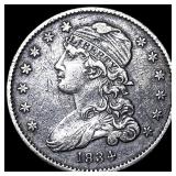 1834 Capped Bust Silver Quarter NEARLY UNCIRCULATE