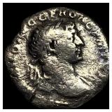 Roman Empire Trajan 98-117 AD Silver Denarius NEA