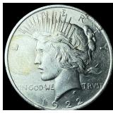 1922 Silver Peace Dollar CHOICE AU