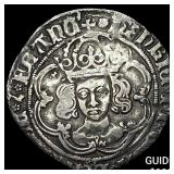 1485-1509 AD England Silver Groat - Henry VII