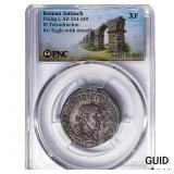 Roman Antioch Philip I 244-249 AD Bi-Tetradrachm