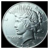 1935 Silver Peace Dollar UNCIRCULATED
