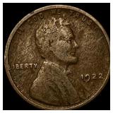 1922 No D Lincoln Wheat Cent LIGHTLY CIRCULATED