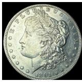 1891-S Silver Morgan Dollar CLOSELY UNCIRCULATED
