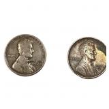 [2 Coins] 1914-1922 Wheat Cent