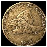 1857 Flying Eagle Cent LIGHTLY CIRCULATED