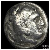 Macedonian Kingdom Alexander III Type Silver Drac