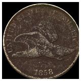 1858 Copper-Nickel Flying Eagle Cent HIGH GRADE