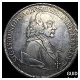 1753-1771 Austria, Sigismund Silver Thaler NEARLY
