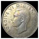 1940 Great Britain Silver Florin - George VI NEARL