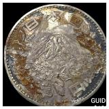 1964 Japan Silver 5000 Yen - Olympics NEARLY UNCIR